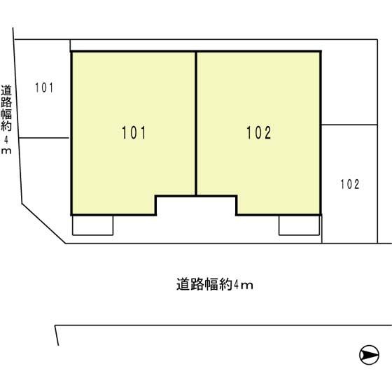 レジデンスＫの区画図