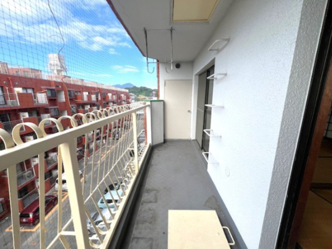 【バルコニー】 | エメラルドマンション南小倉B棟（A-5）