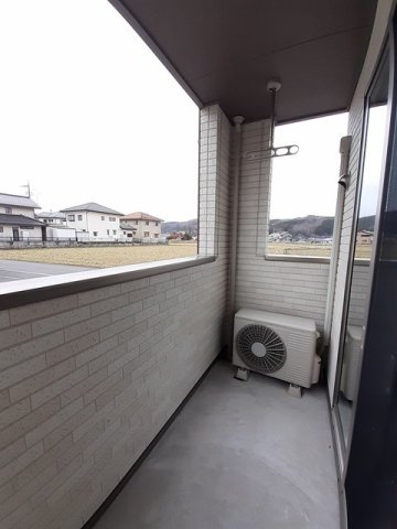 ボヌール　Ⅱのバルコニー|陽当たり良好なバルコニーです