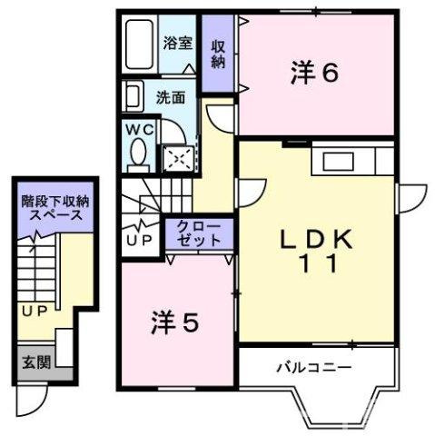ガーデンハイツⅡ　Ａの間取り