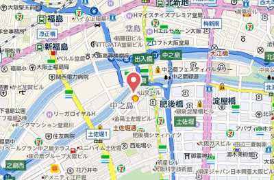 【地図】 | カスタリアタワー肥後橋