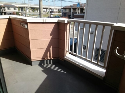 【バルコニー】 | パークサイドⅠ | バルコニー付きです