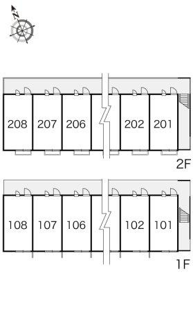 レオパレスアリナンの区画図