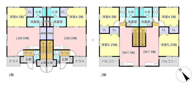天草市本渡町本戸馬場の一棟アパートの間取り