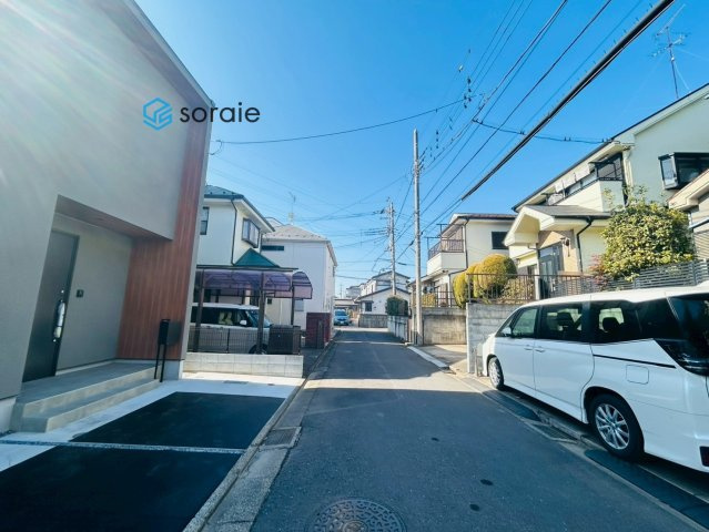 所沢市山口　新築戸建の前面道路含む現地写真|令和8年1月27日撮影。