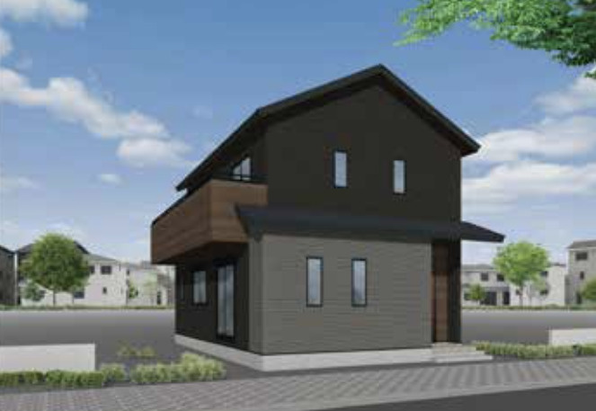 【仲介手数料無料】狭山市広瀬台２期Ａ　狭山市の新築住宅なら西武ハウジングの外観パース