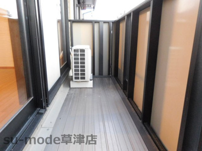 【バルコニー】 | ウエストグロウヴ | バルコニーです