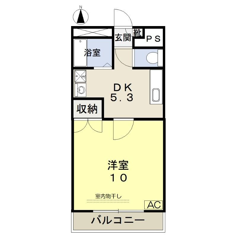 サニーコスモⅡの間取り