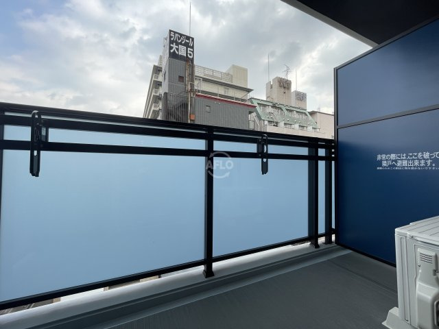 S-RESIDENCE難波大国町dominaのバルコニー|S-RESIDENCE難波大国町domina　バルコニー