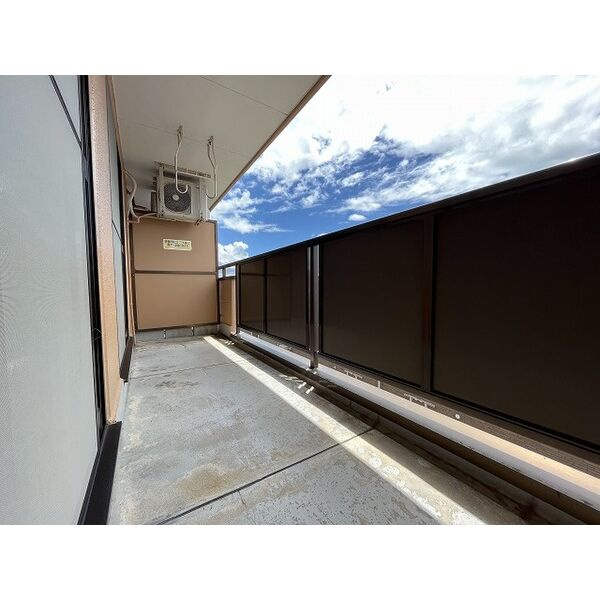 リンピア江口のバルコニー