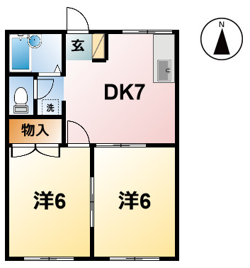 サンパレスの間取り