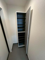 落ち着いた玄関です