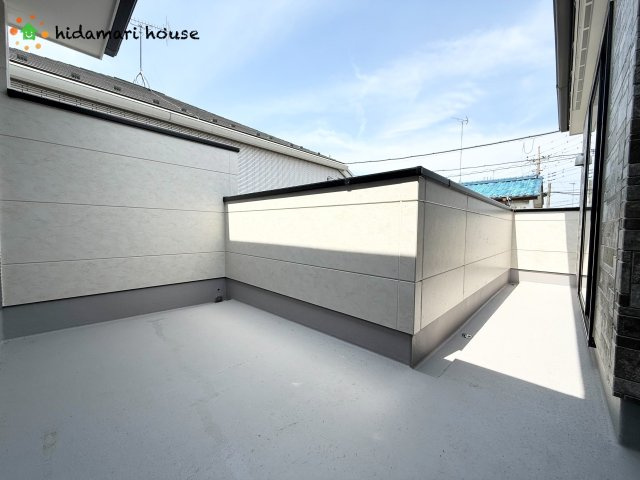 桶川市朝日2期　新築戸建　GRACE01のバルコニー