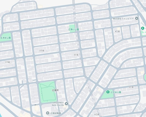 神戸市北区広陵町　新築一戸建ての地図