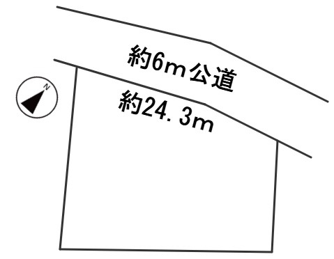 ６６３３８　郡上市高鷲町鮎立土地（別荘地）の区画図