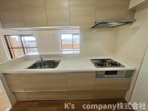 ●茅ヶ崎市今宿　ダイアパレス・エクシード茅ヶ崎　1007号室のキッチン|システムキッチン新規交換済み◇◇
