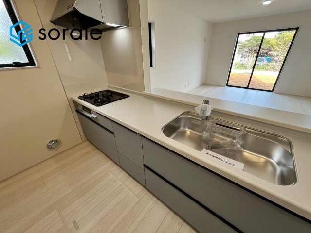 川越市下小坂　全5棟　新築戸建　リーブルガーデンのキッチン|4/18撮影