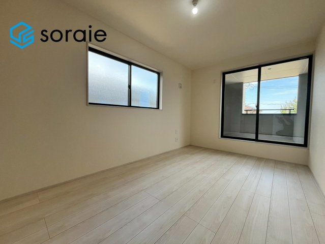 川越市下小坂　全5棟　新築戸建　リーブルガーデンの寝室|4/18撮影