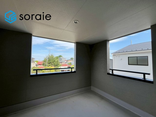 川越市下小坂　全5棟　新築戸建　リーブルガーデンのバルコニー|4/18撮影