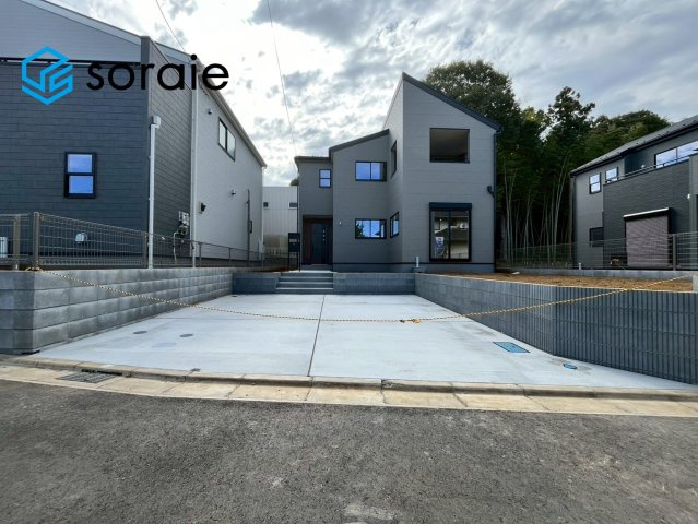 川越市下小坂　全5棟　新築戸建　リーブルガーデンの駐車場|4/18撮影