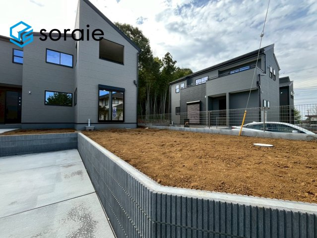 川越市下小坂　全5棟　新築戸建　リーブルガーデンの庭|4/18撮影