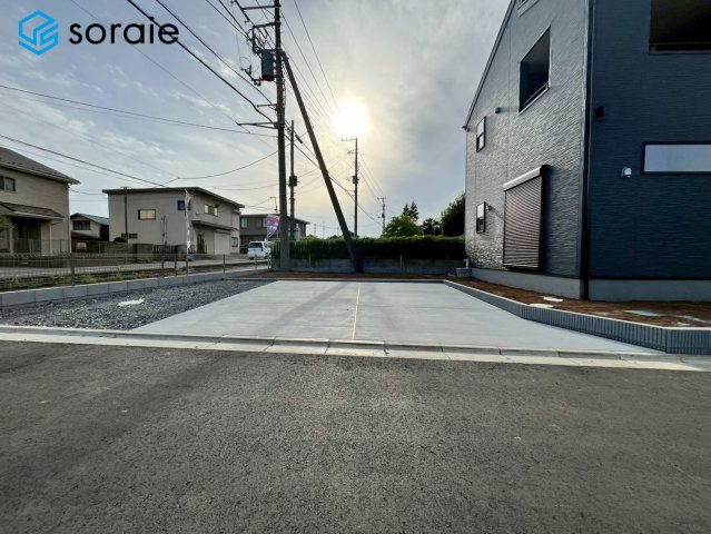 川越市下小坂　全5棟　新築戸建　リーブルガーデンの駐車場|4/19撮影