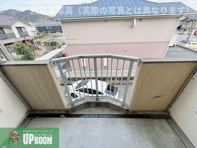 ラファミーユ犬山のバルコニー