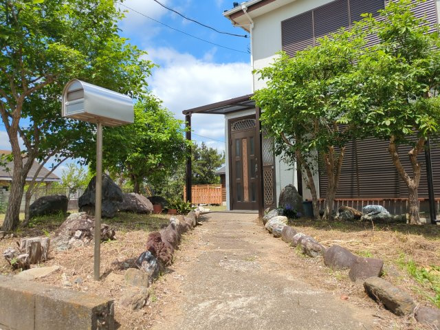 大網白里市木崎　中古戸建の庭|お庭の付いた物件です