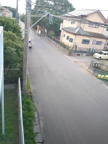 九十九里町片貝　中古戸建の前面道路含む現地写真|前面道路含む現地写真です