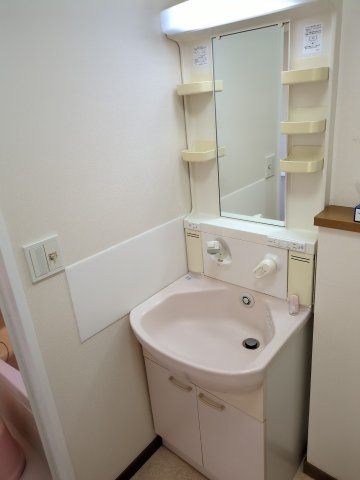九十九里町小関　中古戸建の独立洗面台|独立洗面化粧台が付いています