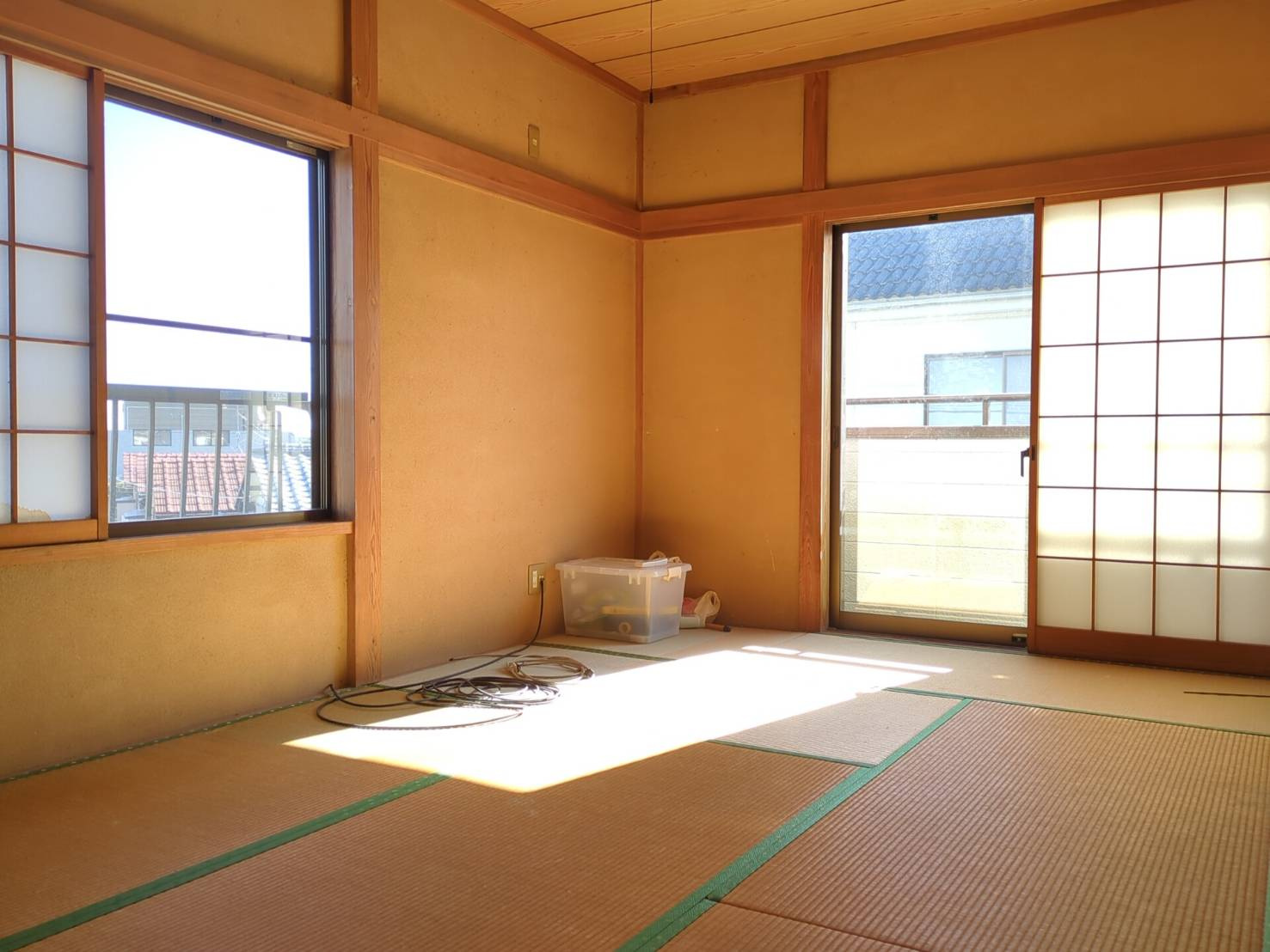 東金市菱沼　中古戸建の和室|柔らかい畳が心地よい和室