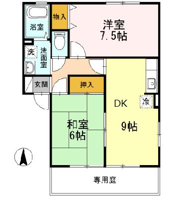 エピナール B棟の間取り