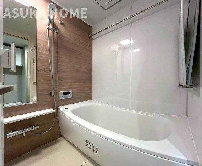 クイーンハイツ　保土ヶ谷の浴室|実は後から付けようとすると大変な設備のひとつです♪追い炊き機能、暖房乾燥機付きの為、冬も快適ですよ。