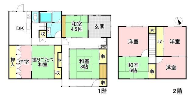 各務原市つつじが丘３丁目の間取り
