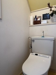 城ヶ崎海岸駅まで約750m 平坦な芝庭のある温泉付き4LDKのトイレ|1階トイレ