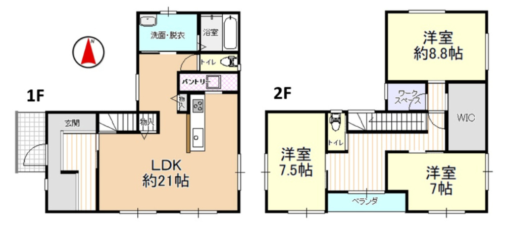 新潟市北区三軒屋町の間取り|※現況と図面が異なる場合は現況を優先させていただきます