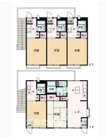 【間取り】 | 中古アパート　京急本線「追浜」駅　徒歩10分　8.02％