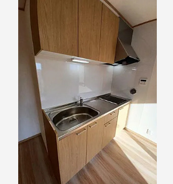 仙台市泉区一棟アパートのキッチン