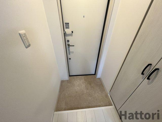 プルメリア関大前の玄関