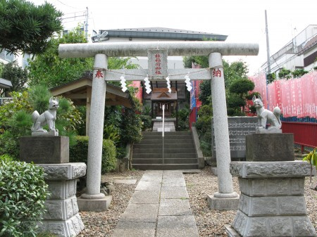 中野区江古田１丁目のアパートの周辺