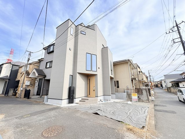 【外観】 | 新座市野寺4丁目　新築一戸建住宅　全1棟　(保谷店) | 小中学校まで徒歩10分以内なのでお子様がいるご家庭も安心。