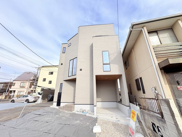 【外観】 | 新座市野寺4丁目　新築一戸建住宅　全1棟　(保谷店) | 建物完成済みの為、実際に室内のご見学が可能です。