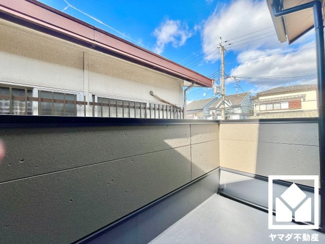 宇治市広野町宮谷のバルコニー