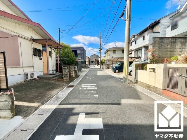 宇治市広野町宮谷の前面道路含む現地写真