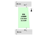尼崎市次屋１丁目売り土地の画像