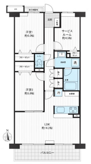 【間取り】 | ソフィア東伏見 | ソフィア東伏見