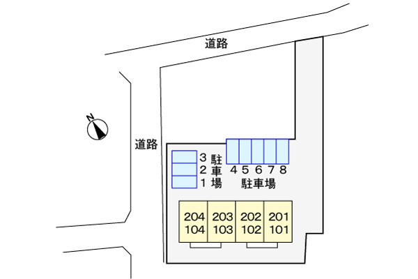 【区画図】 | サニープレイスエイト