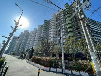 大阪城公園スカイハイツ　5階の外観