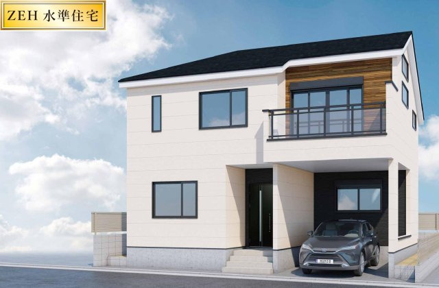 西東京市田無町1丁目　新築一戸建　西武新宿線　田無の外観パース