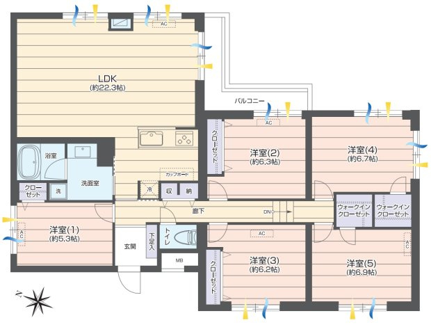 【間取り】 | 〇●トーア由比ガ浜マンション●〇